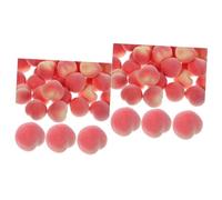 Holibanna 2sets Miniature Peach Models Realistic Artificial Fruit Decor for Home Photography Props Decorative Simulated Peaches for Miniature Displays and DIY Projects 50pcs*2