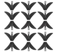 Holibanna 30pcs Men S Metal Tie Clips Pin Fashionable Fixed Collar Fasteners with Secure Pinch Mechanism Fade-resistant Suit Accessories for Wedding Business Formal Events