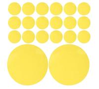 Holibanna 30pcs Yellow Spotlight Color Filter Gel Stickers, 60mm Pet Mood Lighting Film with Removable Adhesive for LED Ceiling Spotlight and Video Light, for Living Room Ambient Lighting