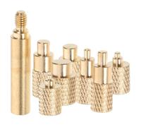 Holibanna 3D Printer Heat Insert Nut Kit with Brass Threaded Inserts M2-M8, Heat Set Press Tool for 3D Printing Attachments and Printer Accessories, Suitable for Workspace Upgrades