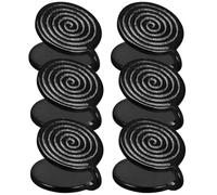 Holibanna 3pairs No Piercing Ear Cuff Clip Earrings Circular Stainless Steel Spiral Design Lightweight Comfortable for Everyday Wear