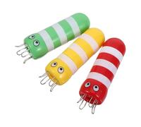 Holibanna 3pcs Bee Shaped Plastic Yarn Knitting Spools Set - Manual French Knitter Starter Tool for DIY Scarves, Sweaters, and Cord Crafting - Mini Hand Rope Knitter for Beginners