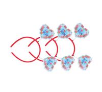 Holibanna 3pcs Custom Mothers Day Gifts Heart Headband Flower Hair Accessories Mom Celebration Hair Hoops for Women
