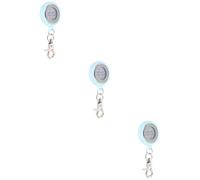 Holibanna 3pcs Nurses Fob Watch Boys and Girls Step Counter Watch Digital Alarm Keychain Pocket