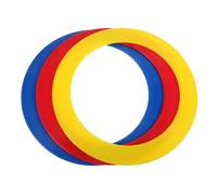 Holibanna 3pcs Professional Circus Juggling Rings for Acrobatic Shows and Juggling Acts Hand Balancing and Throwing Rings for Improved Coordination and Visual Performance