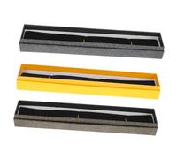 Holibanna 3pcs Really Useful Storage Boxes Pen Storage Box Portable Fan Case for Brush Pens