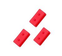 Holibanna 3Pcs Red Silicone Watch Band Loops Replacement Strap Rings Compatible with Casio Shock Ba Flexible Durable Wristband Keeper