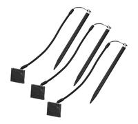 Holibanna 3pcs Resistive Screen Stylus Pens with Stand and Anti-lost Lanyard for Car Navigation and Pos Machines, Writing Tools for Boys and Girls and Game Consoles, Metal Touchscreen Pens