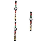 Holibanna 3pcs Silicone Band Boy Girl's Watch Cartoon Pattern Quartz Movement Boys Girls Dinosaur Style