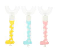 Holibanna 3Pcs U Shaped Toothbrush Manual Toothbrush Design for Easy Cleaning for Ages Promotes Healthy Brushing Habits Boys