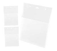 Holibanna 3Pcs Wall Mounted Hanging Paper Organizer Bags Capacity Lightweight File Pockets for Office School Document and Mail Storage Vertical Wall Mail Organizer
