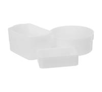 Holibanna 3Pcs White Camera Flash Softbox Diffuser Kit for Compatible TT600 TT685 V850 V860 II III and V1 Speedlight, Portable Photography Light Diffuser Soft Lighting Accessories for Studio