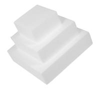 Holibanna 3pcs White Square Foam Fake Cakes for Cake Decorating Practice Flexible and Cost-saving Dummies for Making and Party Accessories