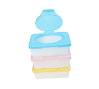 Holibanna 3pcs Wipes Pack Box Organiser for Crib Portable Wipes Holder Case Easy Pull