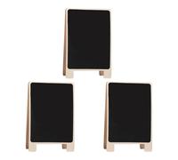 Holibanna 3Pcs Wooden Standing Blackboards Double-Sided Memo Boards Large 30x20cm Rectangular Writing Boards for Home Office School Use