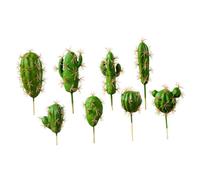 Holibanna 3sets Artificial Succulent Plants Realistic Cactus Decoration for Home Office and Events for Arts Crafts Photo Props and Elegant Decor 8pcs*3