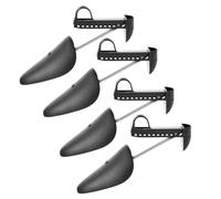 Holibanna 4 Pairs Adjustable Shoe Stretcher Shoe Trees with Plastic and Metal Construction Sturdy Design Supporting Long-term Use for Work and Special Occasions