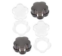Holibanna 4 pcs Gas Stove Knob Covers Safety Proofing for Kitchen Use Easy to Install Prevents from Turning Knobs Fit for Various Stove Styles