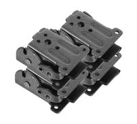 Holibanna 4 Pcs Self Locking Folding Hinges Folding Leg Brackets Heavy Duty Extension Support for Tables Workbenches Beds Furniture Space Saving Design