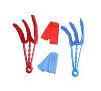 Holibanna 4 Pcs Window Duster Brush Flexible Indoor Multipurpose Reusable from Wash Lint Wow Blind Scrubber Dusters
