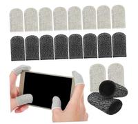 Holibanna 40Pcs Sweat Finger Sleeves for Mobile Gaming Breathable Touchscreen Covers Durable Carbon Enhanced for Game Enthusiasts