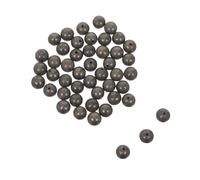 Holibanna 45pcs Natural Pyrite Beads Round Large Hole Spacer Beads for Jewellery Making DIY Bracelets Necklaces Craft Supplies