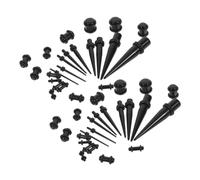 Holibanna 46pcs Ear Expander Taper Kits for Ear Stretching and Piercing Jewelry for Parties and Everyday Use