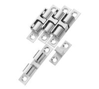 Holibanna 4pcs Brass Cabinet Ball Catch Roller Door Catch Hardware for Cupboard Closet Doors Easy Installation Closure with Polished Finish