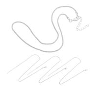 Holibanna 4pcs Chain Necklace For Women: Glitter Thin Clavicle Choker Metal Simple Necklace Boho Jewelry For Women Party Accessory