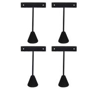 Holibanna 4Pcs Earring Stand Set T-Shaped Jewellery Organizer Holder for Stud and Dangle Earrings Display Compact 4.53X2.56X1.14 Inch Silver Jewellery Stand for Home and Shop