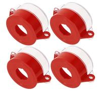 Holibanna 4pcs Emergency Stop Button Protector Cover Push to Start Button Guard Transparent Design for Easy Status Observation Versatile Dust Cover for Various Settings