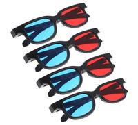 Holibanna 4pcs Festival Glasses for Adults Movie Glasses Blue Light Filtering Lightweight Comfortable for Tv Projector