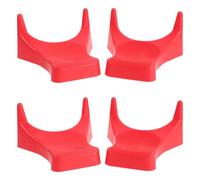 Holibanna 4pcs Football Kicking Tee Stand Red Pp Material Portable Football Support Stand Versatile Application for Sports Balls and Volleyball Display in Gym