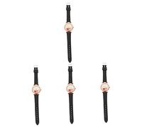 Holibanna 4pcs Girls Watch Cute Heart Design Elegant Wrist Decor for Women Versatile for All Occasions for Birthdays Anniversaries