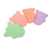 Holibanna 4pcs Glove Style Face Scrubber Soft Thickened Cotton Wash Mitts for Deep Pore Cleaning and Makeup Removal Quick Dry Exfoliating Facial Cleansing Brush for Women