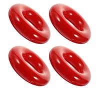 Holibanna 4pcs Golf Club Weight Ring Golf Swing Practice Ring Iron Red round Muscle Memory Building Swing Stability Improvement