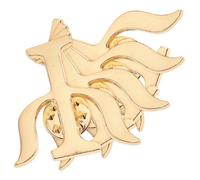 Holibanna 4pcs Greek Letter Brooch Pins for Psychologists Decorative Alloy Lapel Badges Unique Corsage Brooches for Office School and Travel Heartfelt for Wellbeing and Positivity