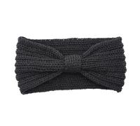 Holibanna 4pcs Handmade Crochet Headband Bowknot Shape Hair Hoops Warm Wool Headband for Women Wide