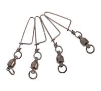 Holibanna 4Pcs Heavy Duty Swivel Snap Hook Paracord Kite Reel Attachment Quick Release Connector with Rotating Hook for Kite Flying Accessories