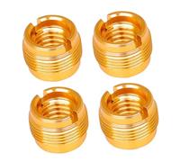 Holibanna 4pcs Microphone Adapter Screws to Mic Stand Thread Screw Converter Mic Clip Holder Adapter for Recording Podcasting Public Speaking