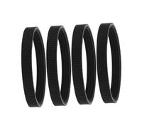 Holibanna 4pcs Planer Drive Belt Toothed Rubber Replacement for Electric Hand Planer Compatible with Various Models Efficient Power Transmission and Woodworking Accessory