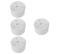 Holibanna 4pcs Plastic Floral Arrangement Holder for Grave Vases with Cylindrical Design Reusable Flower Jar Bracket for Cemetery and Home Decoration Air Circulation Support for Fresh