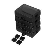 Holibanna 4pcs Plastic Wall Mount Electrical Junction Boxes with Vibration Shock Protection Dustproof Moisture Barrier Enclosures for Outdoor Wiring Projects Surface Mounted Socket Boxes