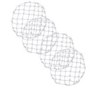 Holibanna 4pcs Round Sewer Inspection Cover Net Polyester Safety Fall Prevention Mesh for Gas Wells Protective Netting