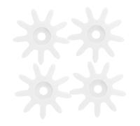 Holibanna 4PCS Small Plastic Gears Set for Candy Machines Coin Operated Gumball Gear Accessories Replacement for Vending Tissue Pinball