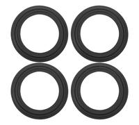 Holibanna 4PCS Speaker Surround Replacement: 6.5 Inch Fabric Edge Ring - Dual Ring Midbass Driver Repair Kit for Woofer Cone Refurbishment Projects