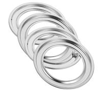 Holibanna 4pcs Stainless Steel Gas Range Pan Embedded Liquefied Gas Stove Drip Pans Accessories Use in Kitchen