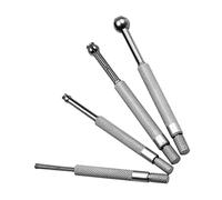 Holibanna 4pcs Telescopic Small Hole Gauge Set Adjustable Spherical Bore Gauges Hardened Precision Measuring Tools for Slots and Grooves