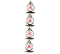 Holibanna 4pcs Vintage Octopus Pocket Watch Decorative Mechanical Style for Men Antique Roman Design for Collectors