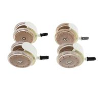 Holibanna 4Pcs Walker Replacement Wheels Silent Sturdy Swivel Caster Wheels Universal Stroller and Pram Accessory Parts for and Walkers